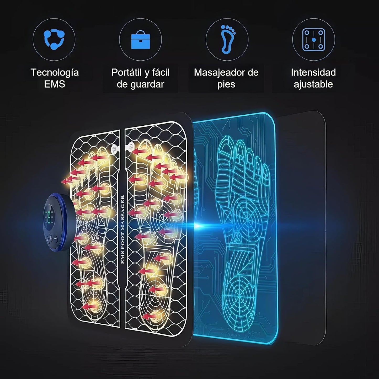 Electro-masajeador de pies Skintec® - Tiendacasa