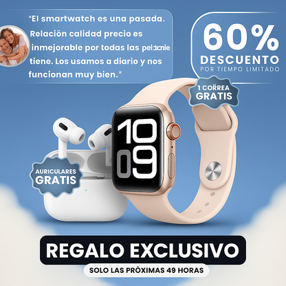 SMARTWATCH SERIE 10 + AURICULARES PRO ¡GRATIS! EDICIÓN ESPECIAL - Tiendacasa