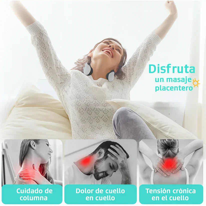 Masajeador Cervicalix Pro 2.0™ + Almohada Quiropráctica + Parches (GRATIS) - Tiendacasa