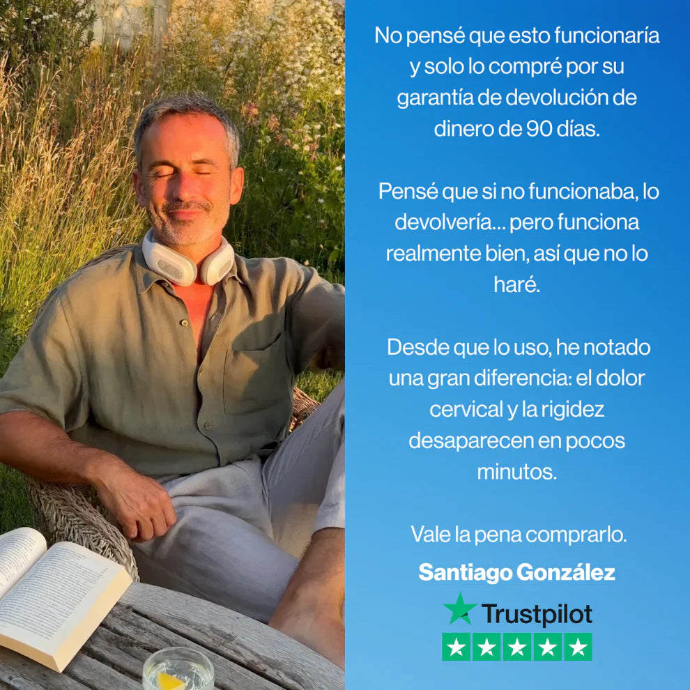 Masajeador Cervicalix Pro 2.0™ + Almohada Quiropráctica + Parches (GRATIS) - Tiendacasa