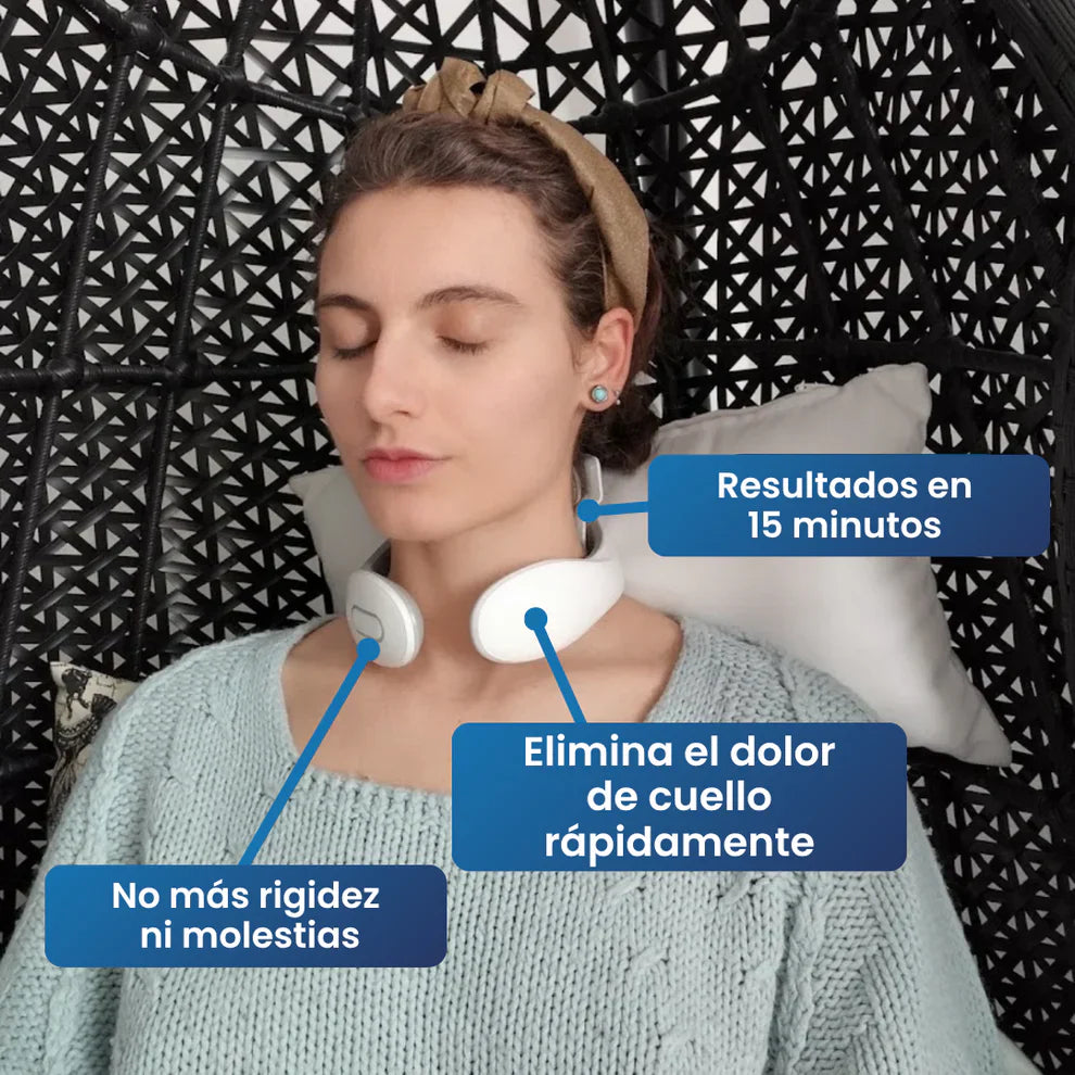 Masajeador Cervicalix Pro 2.0™ + Almohada Quiropráctica + Parches (GRATIS) - Tiendacasa