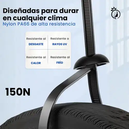 FixNylon™ – Hebillas Universales de Nylon (Pack de 50 Unidades) - Tiendacasa