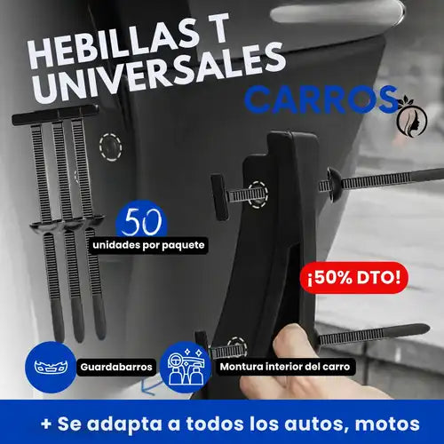 FixNylon™ – Hebillas Universales de Nylon (Pack de 50 Unidades) - Tiendacasa